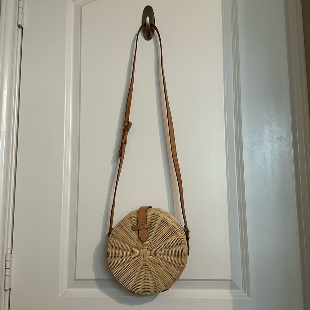 Crossbody Round Straw Crossbody